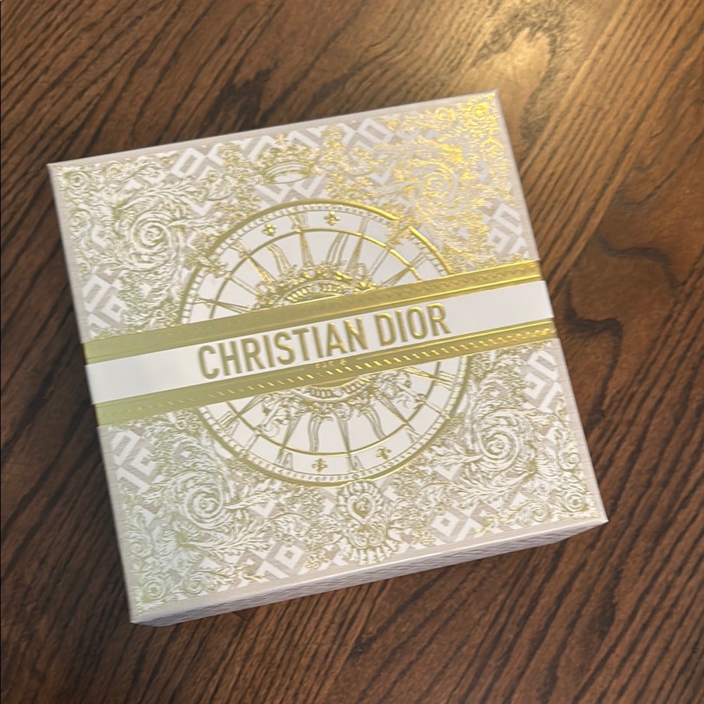 Dior White Box with Gold Accents